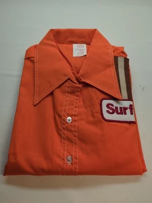 Camisa Uniforme León Gas Y Petróleo Surfco De Colección Hecha en EE. UU. Para Hombre X Grande 42-44 Nueva de Lote Antiguo Foto 1 de 4