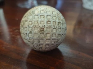 US Nobby Mesh Vintage Golf Ball No Cuts - Picture 1 of 4