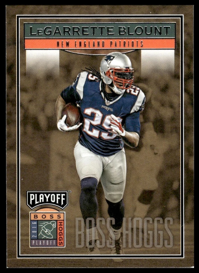 2016 Panini Playoff #BH-LB LeGarrette Blount Boss Hoggs New England Patriots - Image 1 of 2