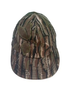 Boné de malha vintage anos 90 Realtree camuflagem camuflagem Snapback chapéu de caça EUA ao ar livre - Imagem 1 de 4