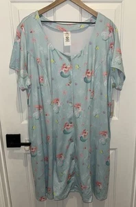 Disney Parks Store The Little Mermaid Ariel Button Up Dress Women’s Size 2XL XXL - Picture 1 of 11