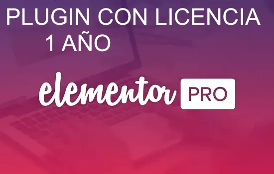 Elementor Pro: El constructor de sitios web CON LICENCIA ORIGINAL - Imagen 1 de 1