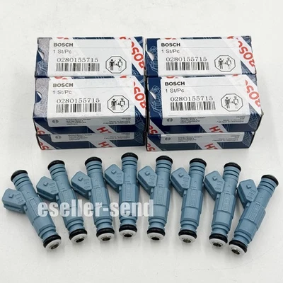 Inyectores de combustible 8 piezas para Dodge RAM 1500 2500 3500 1996-99 5,2 L 5,9 L OE 0280155715 Foto 1 de 4