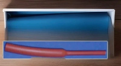 5  pcs  - RS PRO Heat Shrink Tubing, Brown 9.5mm Sleeve Dia. x 1.2m Length 2:1 R - Image 1 of 3