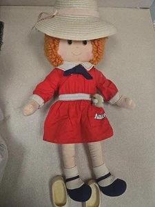 Vintage Little Orphan Annie Plush Doll W Dog Hat Shoes - Picture 1 of 9