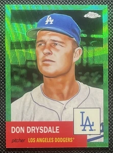 Topps 2022 cromo platino Don Drysdale/99 Dodgers Salón de la fama #335 - Imagen 1 de 2