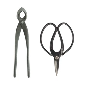 Bonsai Starter Tool Kit 2pc Set - 11" Concave Cutter, 7" Heavy Duty Shear - Picture 1 of 4