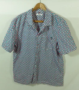 US Polo Assn Men's Short Sleeve Button Down Shirt Azalea Pink 100% Cotton XL - Picture 1 of 7