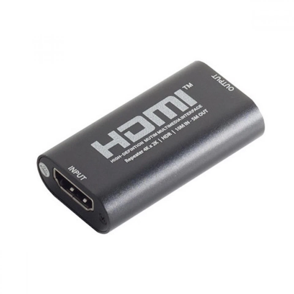 Passiver HDMI-Verstärker, HDMI-A zu HDMI-A Repeater, 4K 60Hz, HDCP, - Bild 1 von 1