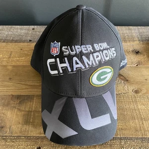 NWT 2011 Vintage GREEN BAY PACKERS Super Bowl XLV Champions Fitted Reebok Hat - Picture 1 of 6
