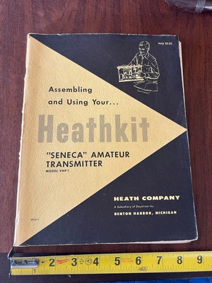 Vintage Heathkit Seneca Amateur Transmitter Original Manual Model VHF-1 - Image 1 of 2
