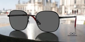 PERSOL PO1009S 1078B1 Black Dark Grey 52 mm Unisex Sunglasses - Picture 1 of 2