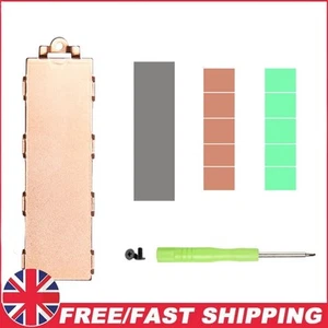 2280 SSD Copper Cooler Ultra-thin 0.8mm Heat Radiator for M.2 NVMe 2280 SSD - Afbeelding 1 van 12