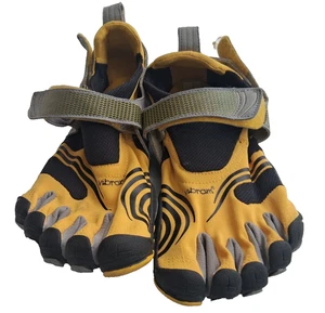 Vibram Five Fingers Komodo Sport Barefoot Water Shoes Mens Size 11 Yellow/Black - Picture 1 of 7
