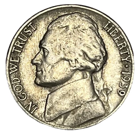 1939-S Jefferson Nickel “Best Value On eBay “ Free Shipping 1939S Cover