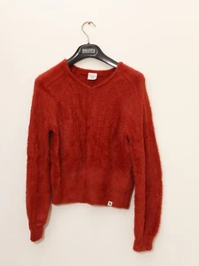 Mädchen Pullover flauschig V-Ausschnitt rot 13-14 Jahre - Bild 1 von 3