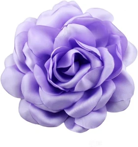 Peony Flower Brooches Pins Chiffon Rose Flower Brooch Classic for Wedding Party - Picture 1 of 12