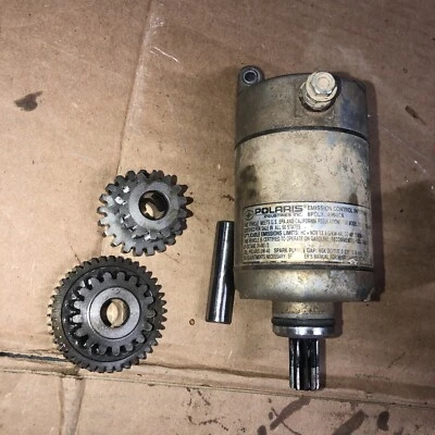 Engranajes de arranque y arranque Polaris Outlaw 500 OEM Polaris Outlaw arranque y engranaje Foto 1 de 4