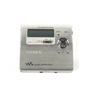 Sony MZ-R909 Plateado Portátil MiniDisco Reproductor Grabador MD Walkman Reproducción Probado - Imagen 1 de 12