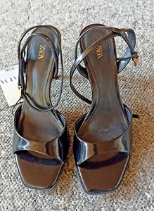 Damen High Heel Sandalette " Zara " Gr. 38, Schwarz - Bild 1 von 4