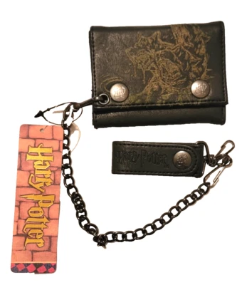 NUEVO CON ETIQUETAS CARTERA HARRY POTTER NEGRA TRIPLE  Foto 1 de 4