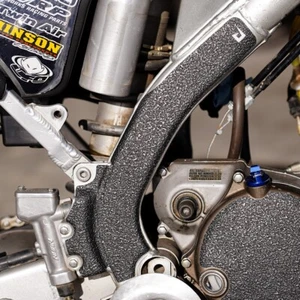 Black Frame Guards 2004-2005 Kawasaki KX250F Grip Tape Protectors KX 250F - Picture 1 of 3