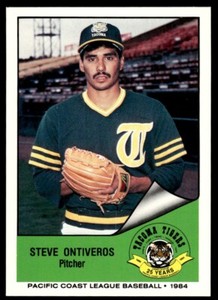 1984 Cramer Tacoma Tigers Steve Ontiveros Tacoma Tigers #83