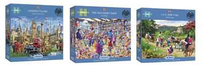 Gibsons London Calling Highland Hike 1000 Puzzle The Old Sweet Shop 500 XL New - Image 1 of 4