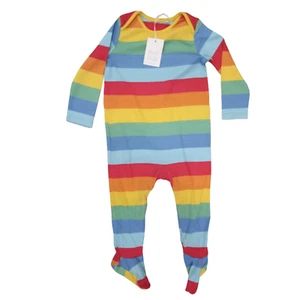 Miniclub Baby Rainbow bodysuit romper age 12-18 months 12 18 boys girls cotton U - Picture 1 of 6