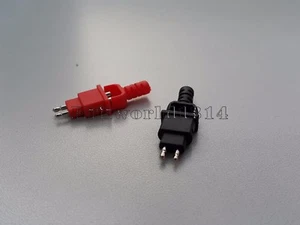 1set PP033 Rhodium Plug connector DIY Sennheiser Headphone Cables HD600 HD650 - Picture 1 of 3