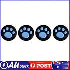 4pcs Cat Paw Thumb Grips For Ps5 Ps4 Ps3 Xbox One 360 Controller (blue)