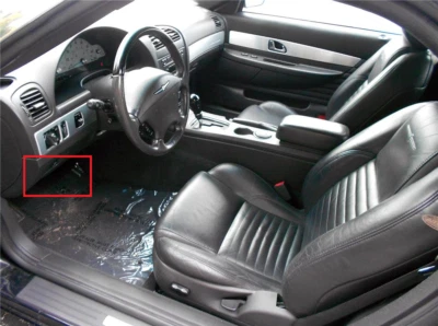 Panel de instrumentos Ford Thunderbird rodillera consola inferior 2002 2003 2004 2005 Foto 1 de 4