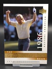 2001 Upper Deck Golf Jack Nicklaus The Golden Bear Subset Card #123