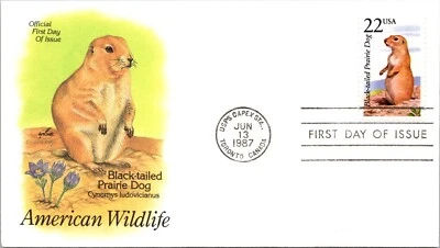 FDC 1987 SC #2335a Artcraft Cachet, Prairie Dog - Toronto - Single - F77527 - Image 1 of 2