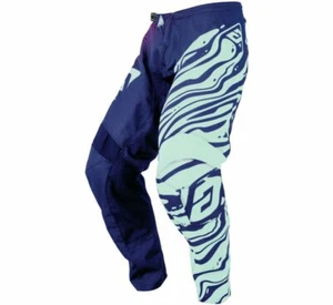Answer Racing A19.5 Syncron Flow Blue/Flo Pink MX Off Road Pants Women's Size 8 - Picture 1 of 2