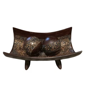 Creative scents bowl decor tray and orbs ball table top centerpiece  - Picture 1 of 4