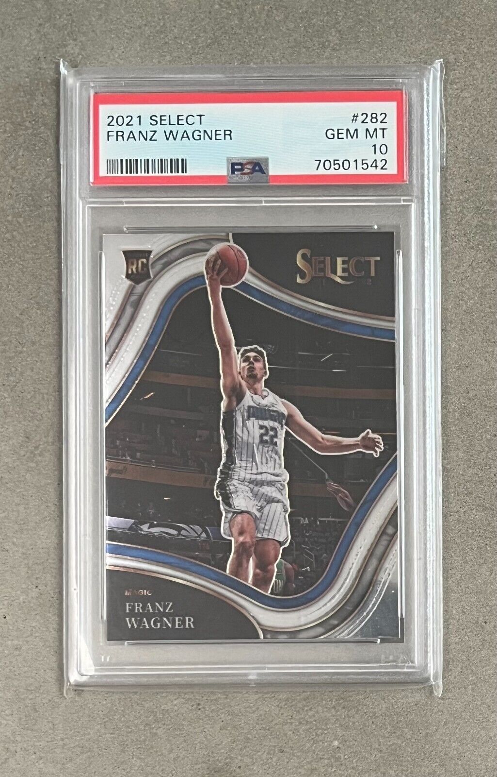 2021 Panini Select Franz Wagner Concourse Rookie Card PSA 10 Card #282