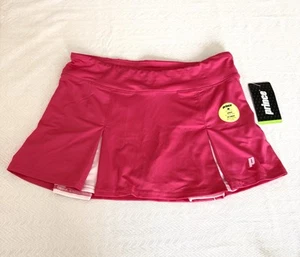 PRINCE Tennis Skort (Raspberry Pink), Girls L-14, Moisture Wicking Pull-on - Picture 1 of 2