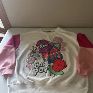 Justice Girls Ring Pop/Bazooka Collab Crew, Size 16/18 XL - Picture 1 of 13