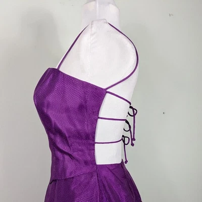 Maxi Vestido De Colección Morgan Co Baile de graduación 10 Púrpura Y2K Hada Princesa Baile Gótico Foto 1 de 4