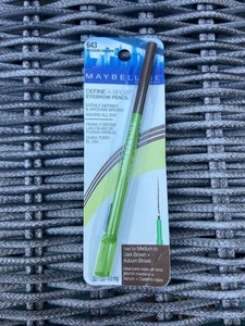 New Maybelline Define-A-Brow Eyebrow Pencil 643 Medium Brown - Picture 1 of 6