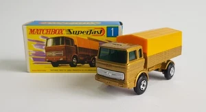 Juguetes superrápidos Matchbox No. 1, camión Mercedes, - Excelente estado impecable como nuevo. - Imagen 1 de 14