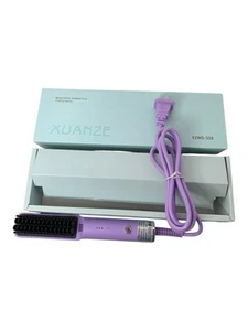 Xuanze Purple Hair Straightener Brush Electric Styling Tool XZWD-5S8 Ceramic - Picture 1 of 6