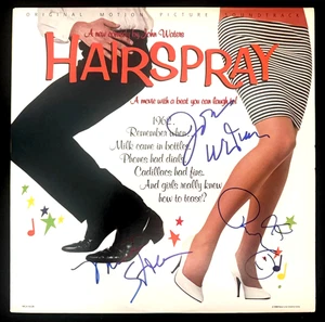 The "Hairspray" soundtrack album signed by John Waters, Ricki Lake, & Mink Stole - Picture 1 of 2
