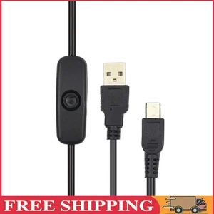 USB-auf-Micro-USB-Kabel mit Ein-/Aus-Schalter, Ladegerät, Netzkabel für Raspberr - Bild 1 von 10