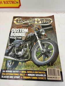 Classic Bike Magazine – September 1993 – Triumph T140D, Royal Enfield - Picture 1 of 5