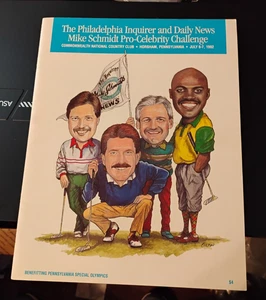 July 6-7, 1992 Inaugural Mike Schmidt Pro-Celebrity Golf Challange Program - Picture 1 of 3