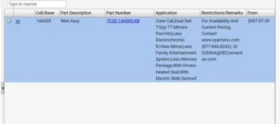 08 OEM 2008 Ford F250 F350 doble cabina con arnés de carrocería de techo corredizo 8C3T-14A005-KM Foto 1 de 4