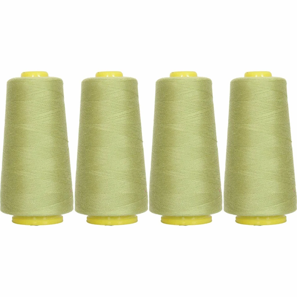4 BIG CONES SERGER OVERLOCK THREAD SEWING THREADART - 50 COLORS - 2750 YD CONES - Image 1 of 4