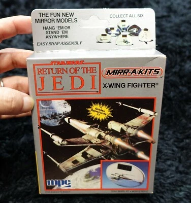 STAR WARS RETURN OF THE JEDI  X WING FIGHTER  MIRROR MODELS KIT 1984 VINTAGE - Image 1 of 4